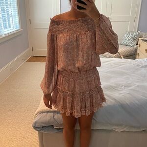 Muche & Muchette. Floral off the shoulder dress.